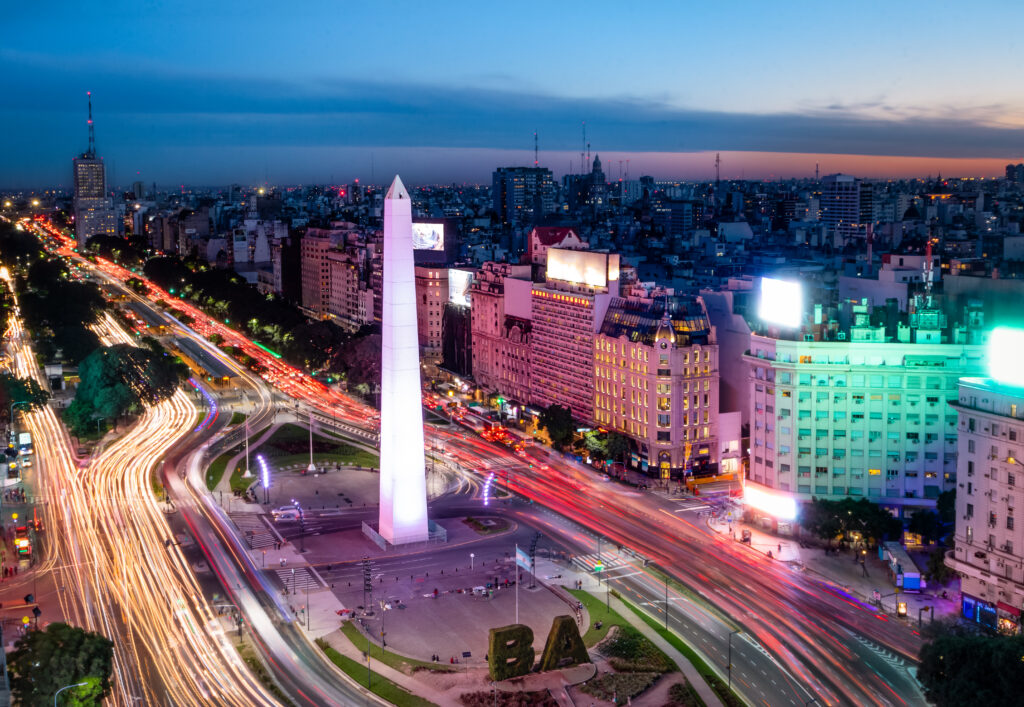 aerial view of buenos aires at night with obelisk 2025 04 01 12 48 34 utc 1