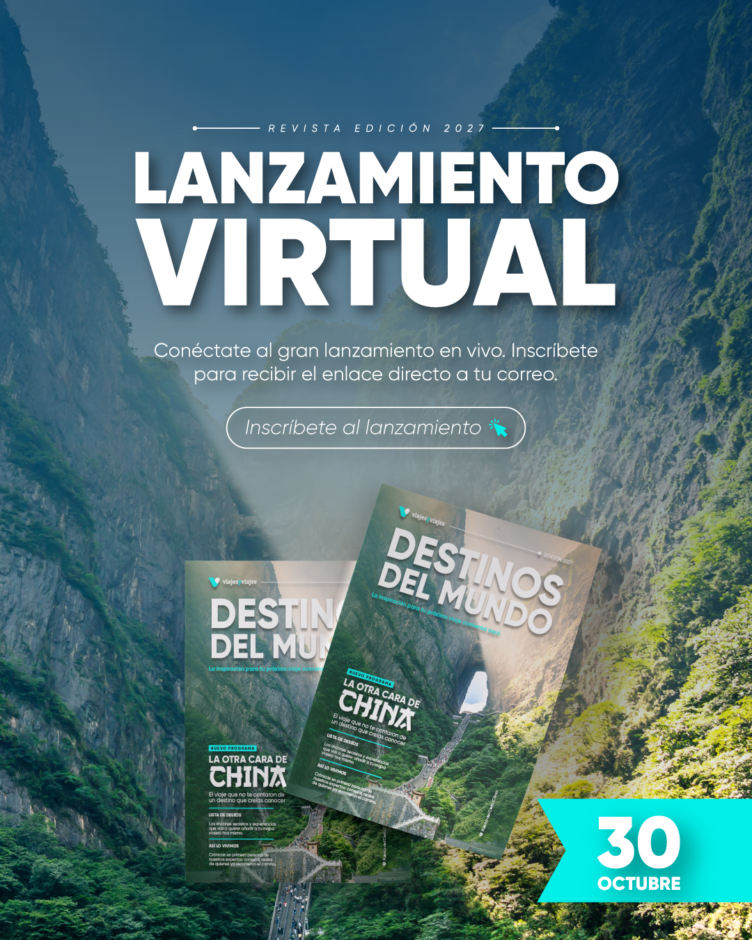 agencia de viajes 7 Banner Revista Lanzamiento Expectativa Mobile